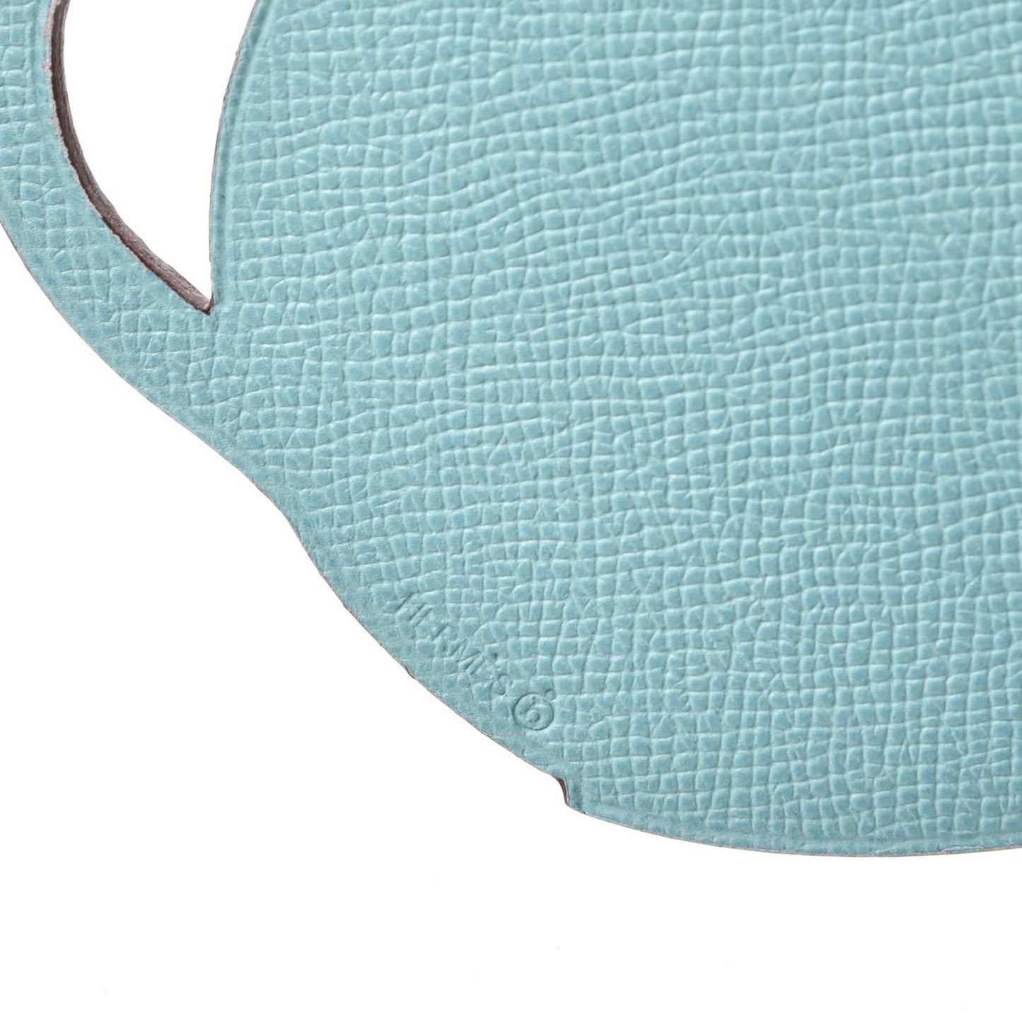 Togo Epsom Petit H Teapot Bag Charm GM Bougainvillea Bleu Atoll