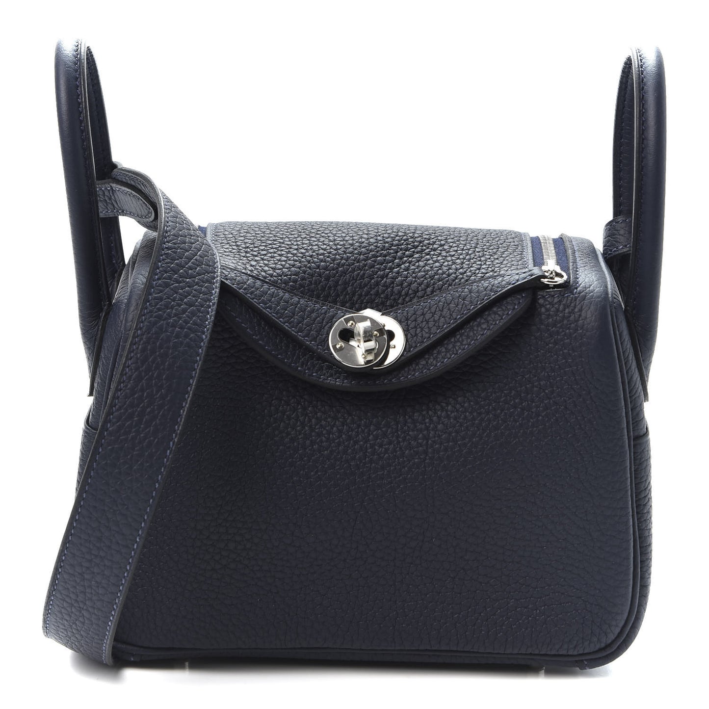 Taurillon Clemence Mini Lindy 20 Bleu Nuit