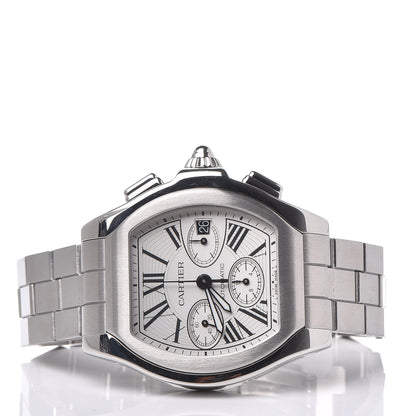 Cartier Stainless Steel 44mm Roadster Chronograph Automatic Watch 8 of 9