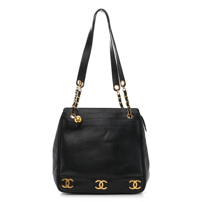 Chanel Caviar CC Shoulder Bag Black 1 of 11