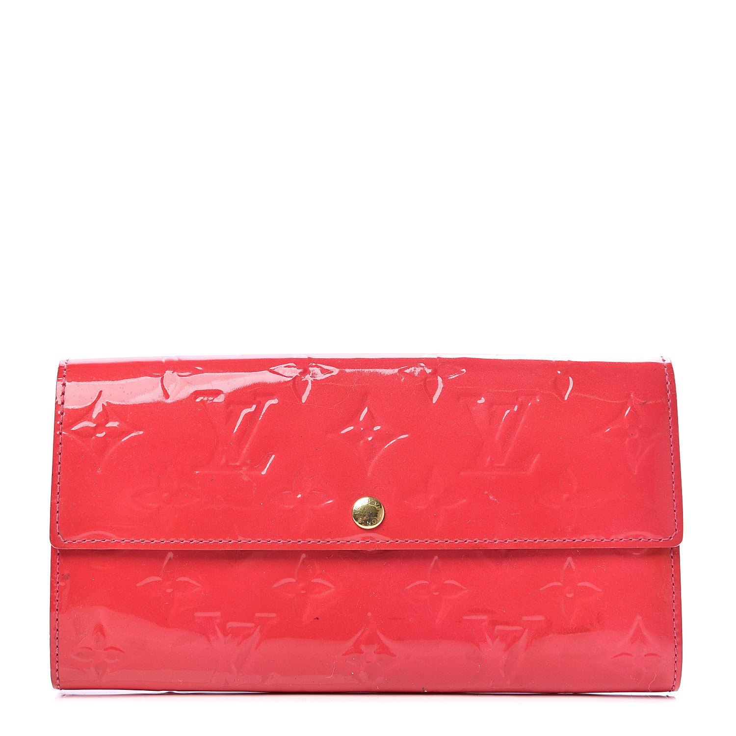 Louis Vuitton Vernis Sarah Wallet Rose Pop 1 of 13