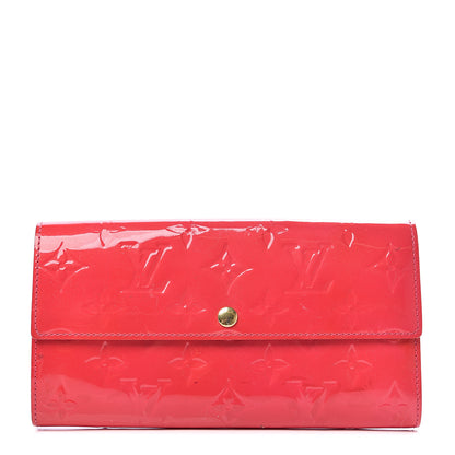 Louis Vuitton Vernis Sarah Wallet Rose Pop 1 of 13