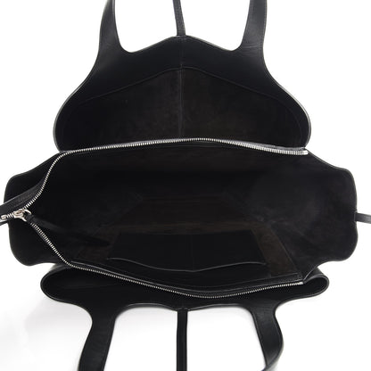 Celine Supple Natural Calfskin Medium Tri-Fold Bag Black 6 of 13