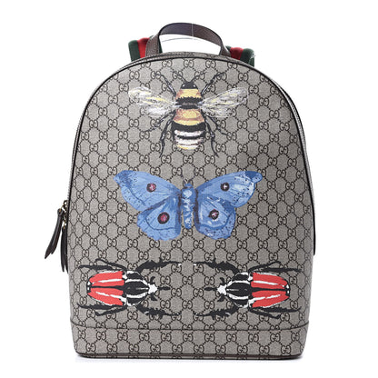 Gucci GG Supreme Monogram Web Insect Dome Backpack 1 of 10