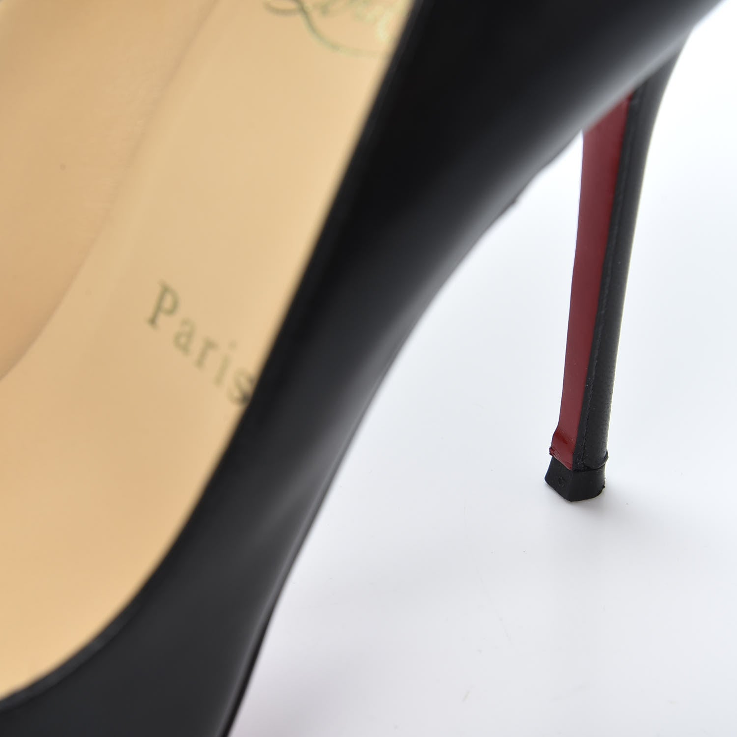 Christian Louboutin Nappa Corneille 100 Pumps 37 Black 10 of 12