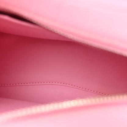 Balenciaga Semi Shiny Calfskin Crocodile Embossed Neo Classic Silver Hardware Mini City Pink 5 of 10