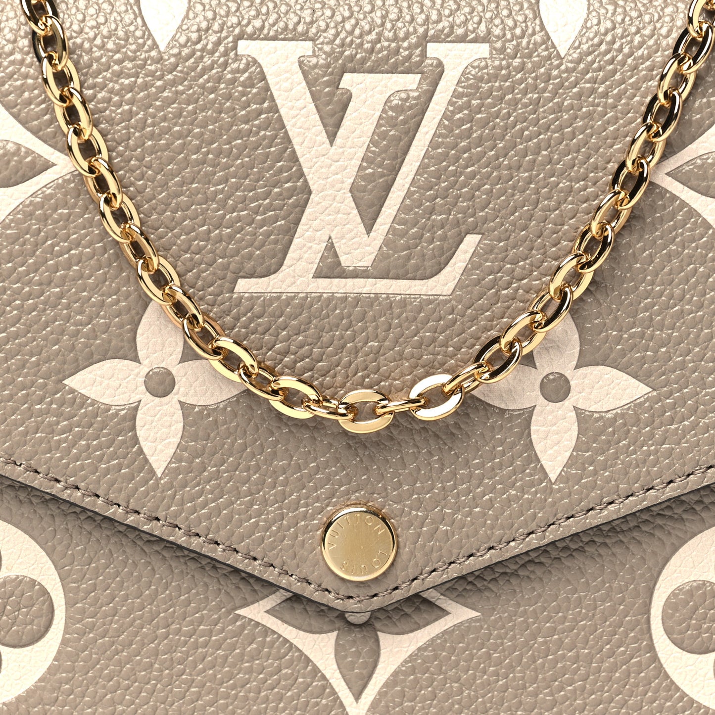 Empreinte Monogram Giant Felicie Pochette Tourterelle Creme