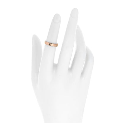 Cartier 18K Pink Gold 3.5mm LOVE Wedding Band Ring 49 4.75 3 of 8