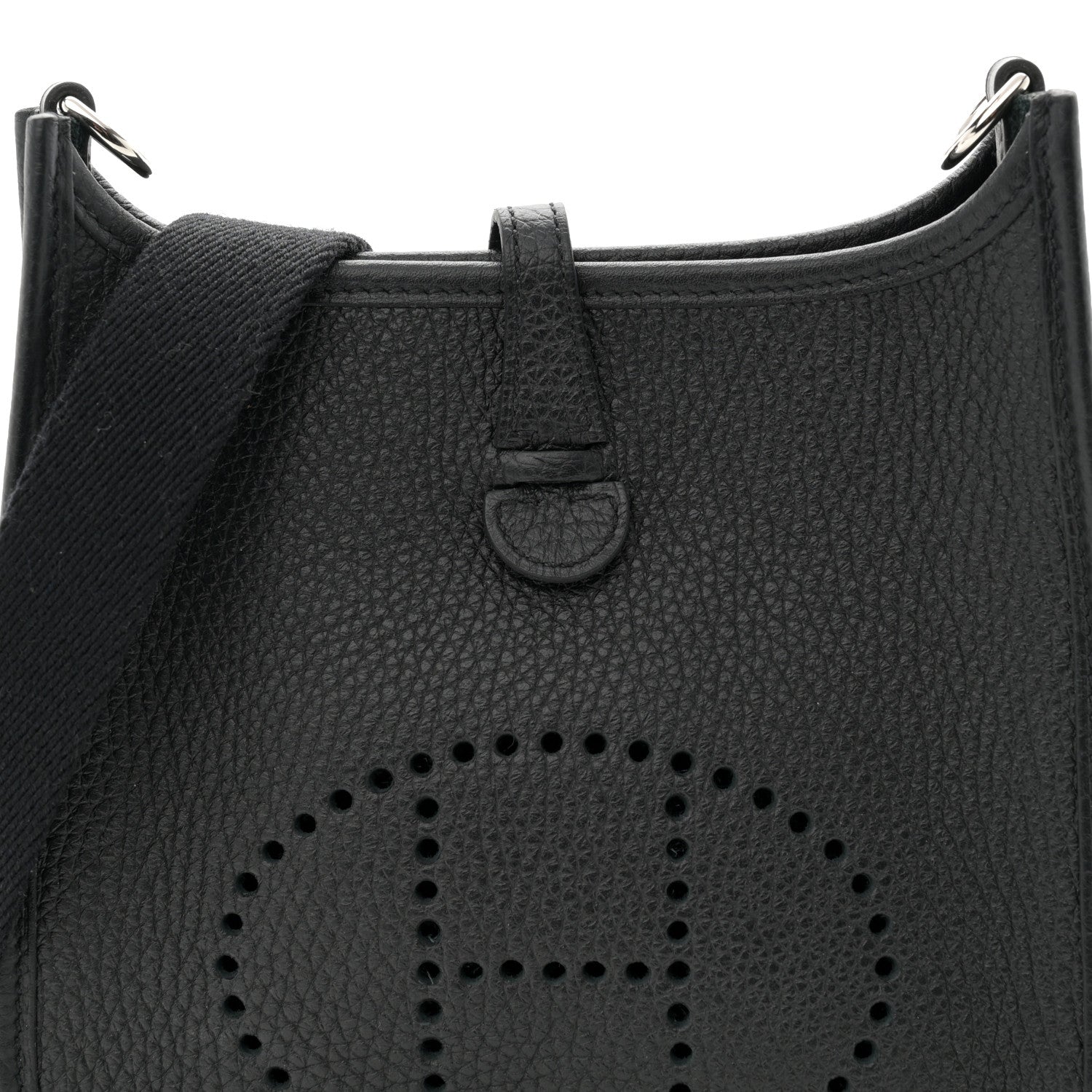 Hermes Taurillon Clemence Evelyne TPM Black 8 of 11