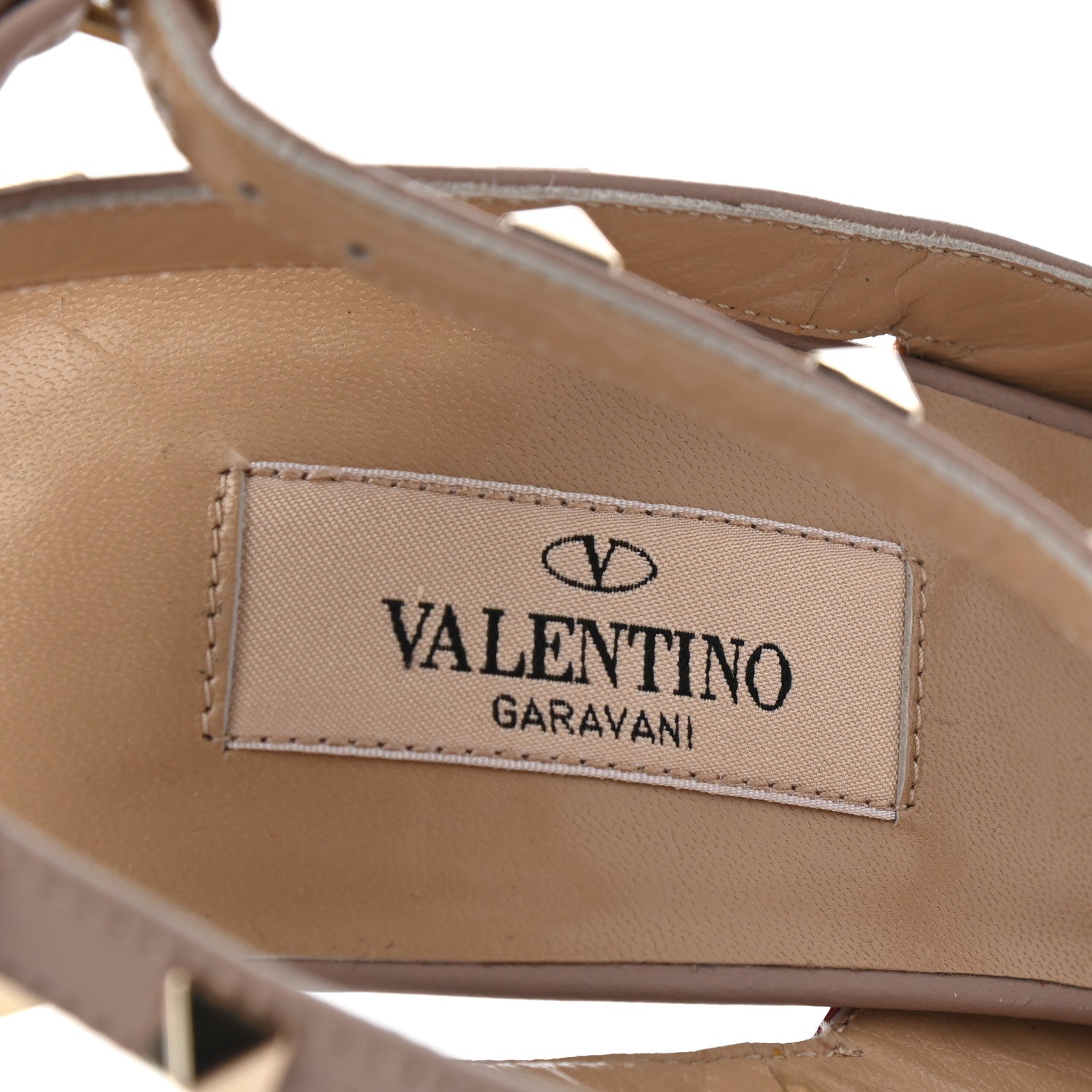 Valentino Garavani Patent Nappa Rockstud Ankle Strap 100mm Pumps 40 Rosso Valentino Poudre 7 of 9