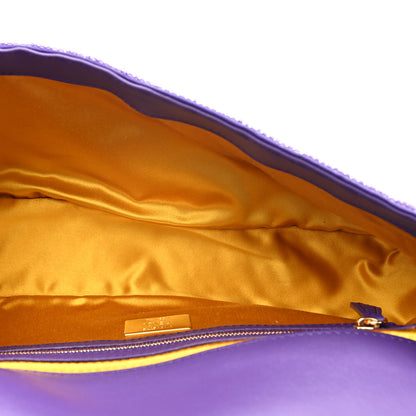 Fendi Sequin Paillettes Shiny Nappa Sex and the City Baguette Viola Purple Rain 5 of 10
