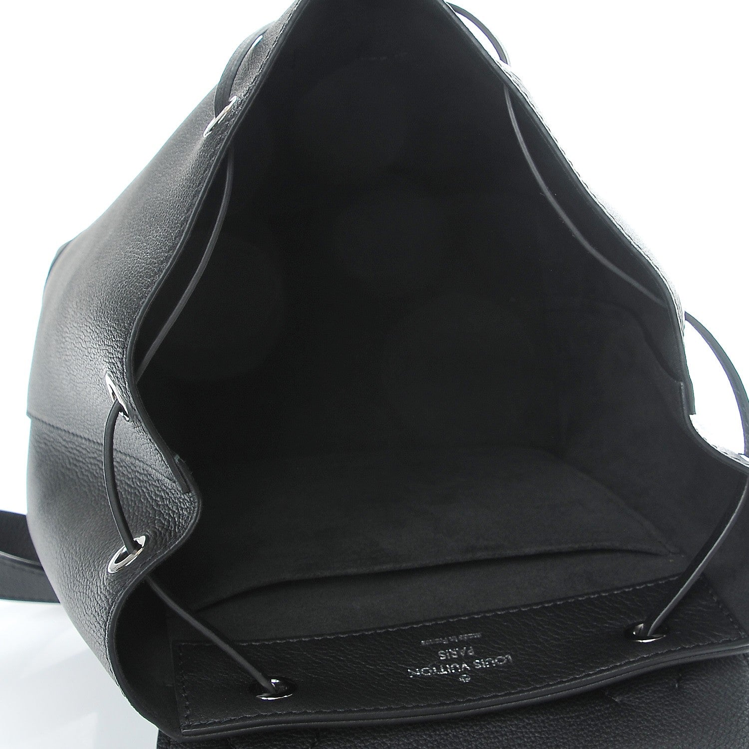 Louis Vuitton Calfskin Lockme Backpack Black 5 of 7