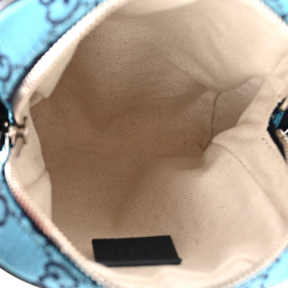 Gucci Monogram Multicolor Mini Retro Interlocking G Messenger Blue Rainbow Light Blue 5 of 9
