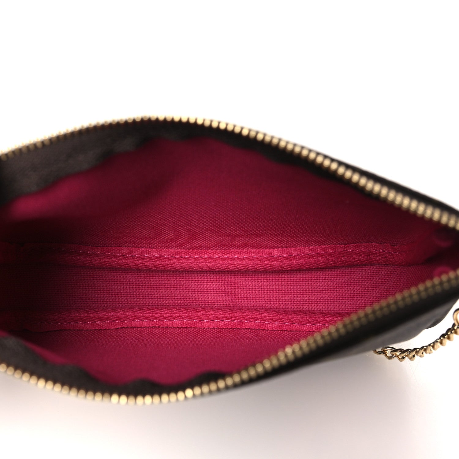 Louis Vuitton Monogram 2020 Christmas Animation Roller Coaster Mini Pochette Accessories Pivoine 5 of 9