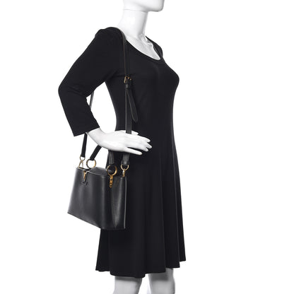 Louis Vuitton Taurillon Capucines BB Black 3 of 13