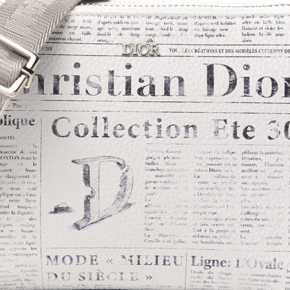 Christian Dior X DANIEL ARSHAM Grained Calfskin Newspaper Messenger White 9 of 9