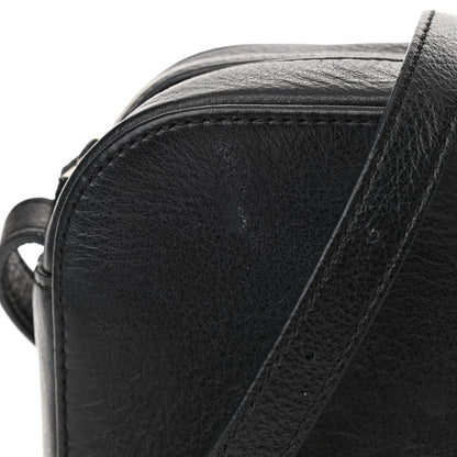 Balenciaga Calfskin Logo S Everyday Camera Bag Black 10 of 11