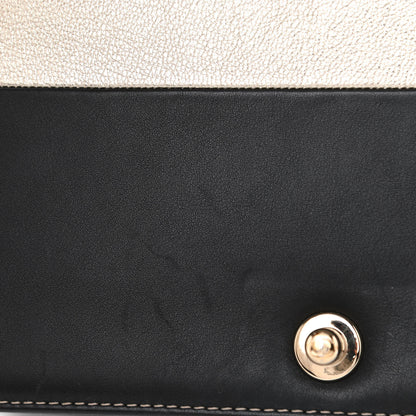 Chanel Metallic Goatskin Calfskin Medium Boy Flap Gold Black 12 of 13