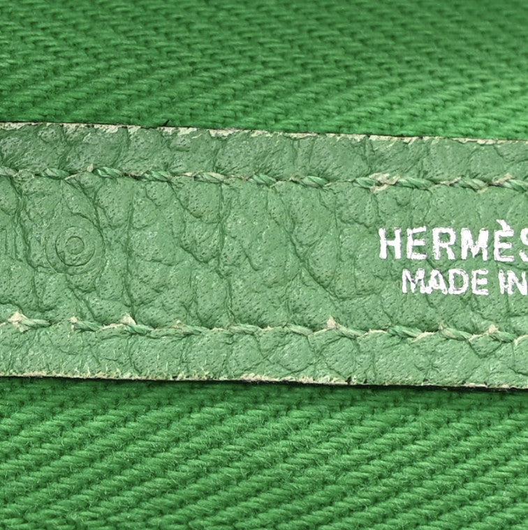 Hermes Chevron Herringbone Toile Negonda Garden Party 36 MM Bambou 7 of 10