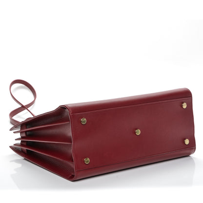 Saint Laurent Calfskin Small Sac De Jour Oxblood 4 of 7
