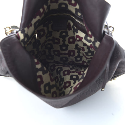 Gucci Guccissima Medium Indy Top Handle Hobo Dark Brown 6 of 12