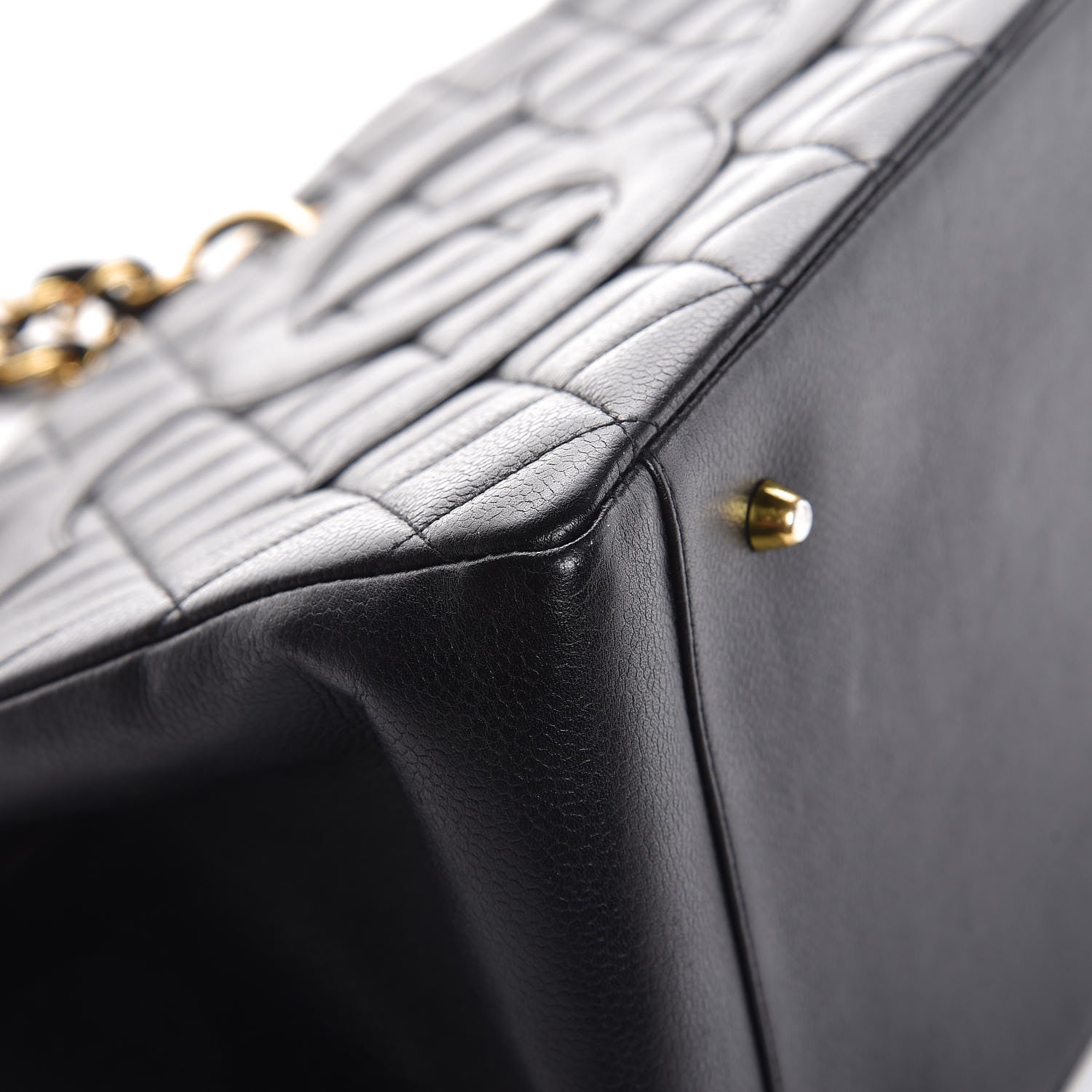 Chanel Caviar Quilted Grand Shopping Tote GST Black 11 of 15