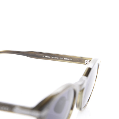 Gucci Acetate Round Metal Sunglasses GG0071S 5 of 9