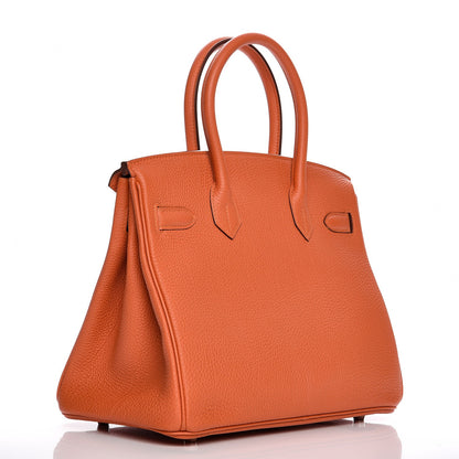 Hermes Togo Birkin 30 Feu 5 of 32