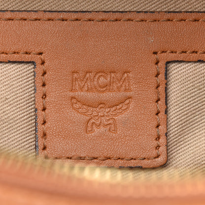 MCM Visetos Medium Fusten Belt Bag Cognac 6 of 9
