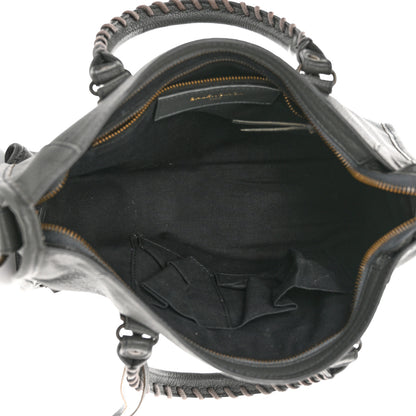 Balenciaga Chevre Classic Hardware Metallic Edge S City Gris Fossile 4 of 9