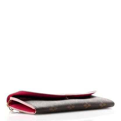 Louis Vuitton Monogram Bloom Flower Emilie Wallet Fuchsia 4 of 11