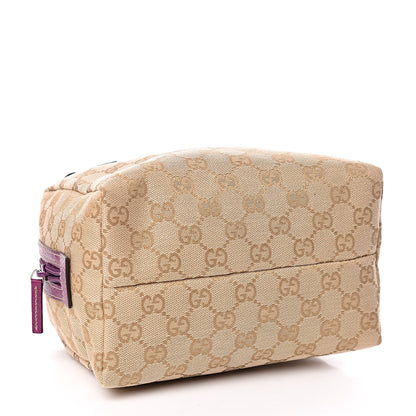 Gucci Monogram Large Balthus Cosmetic Pouch Purple 4 of 11