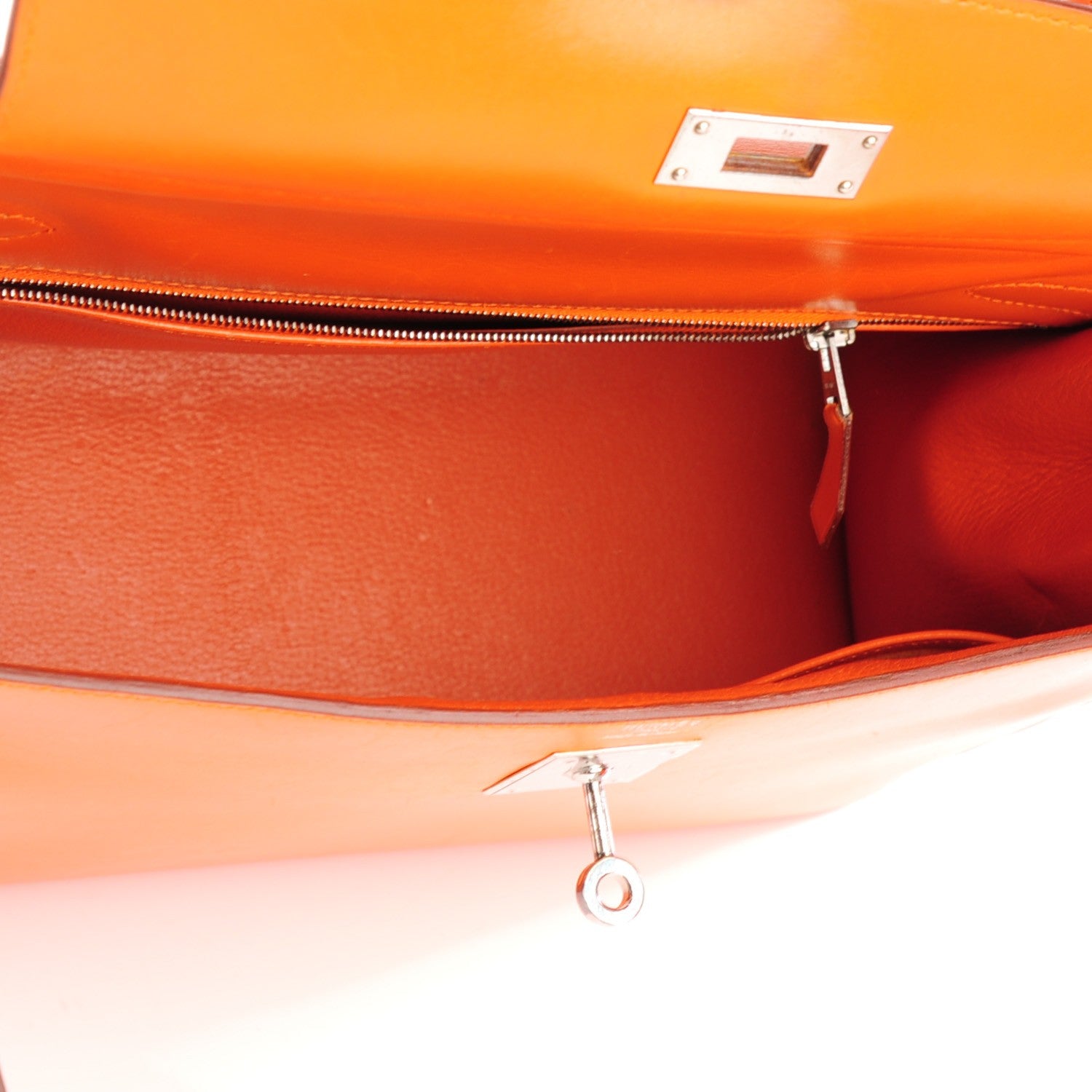 Hermes Box Kelly Sellier 32 Orange 7 of 21