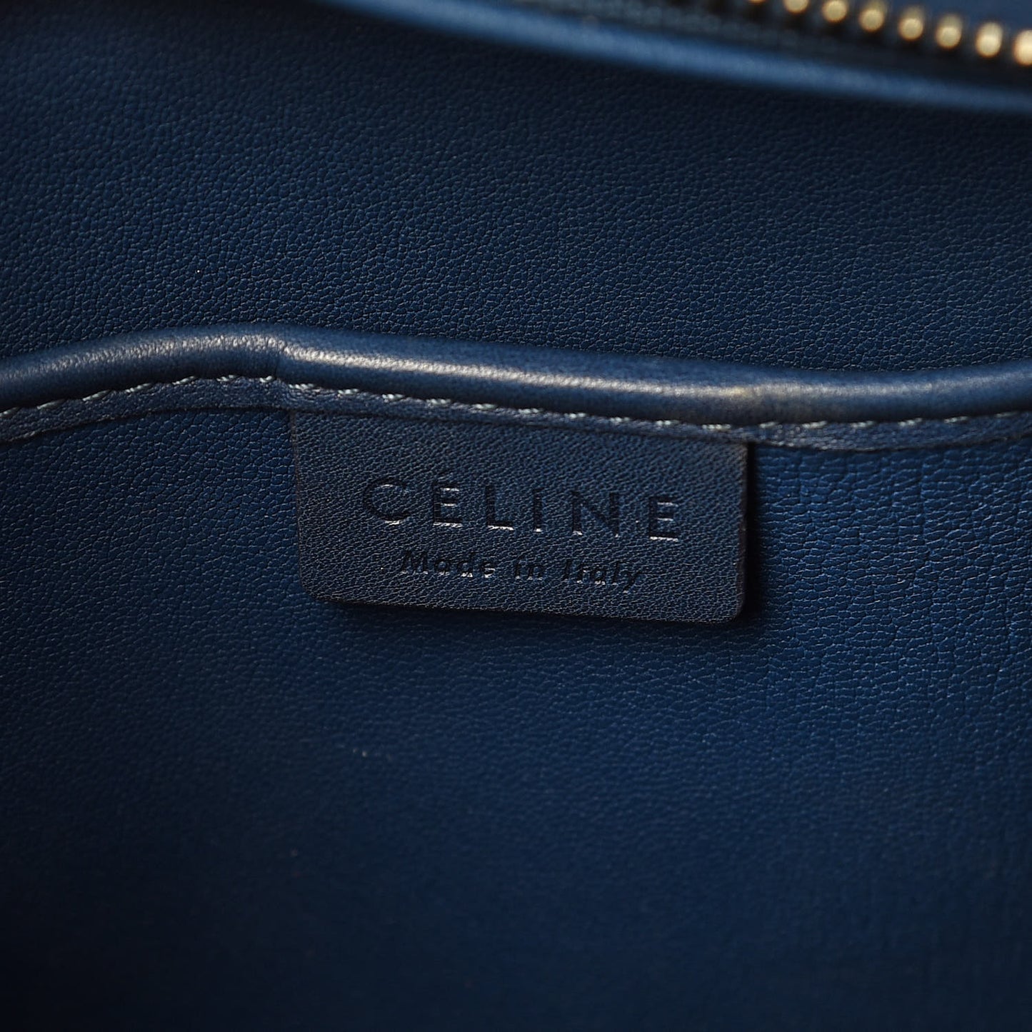 Smooth Calfskin Nano Luggage Lazuli