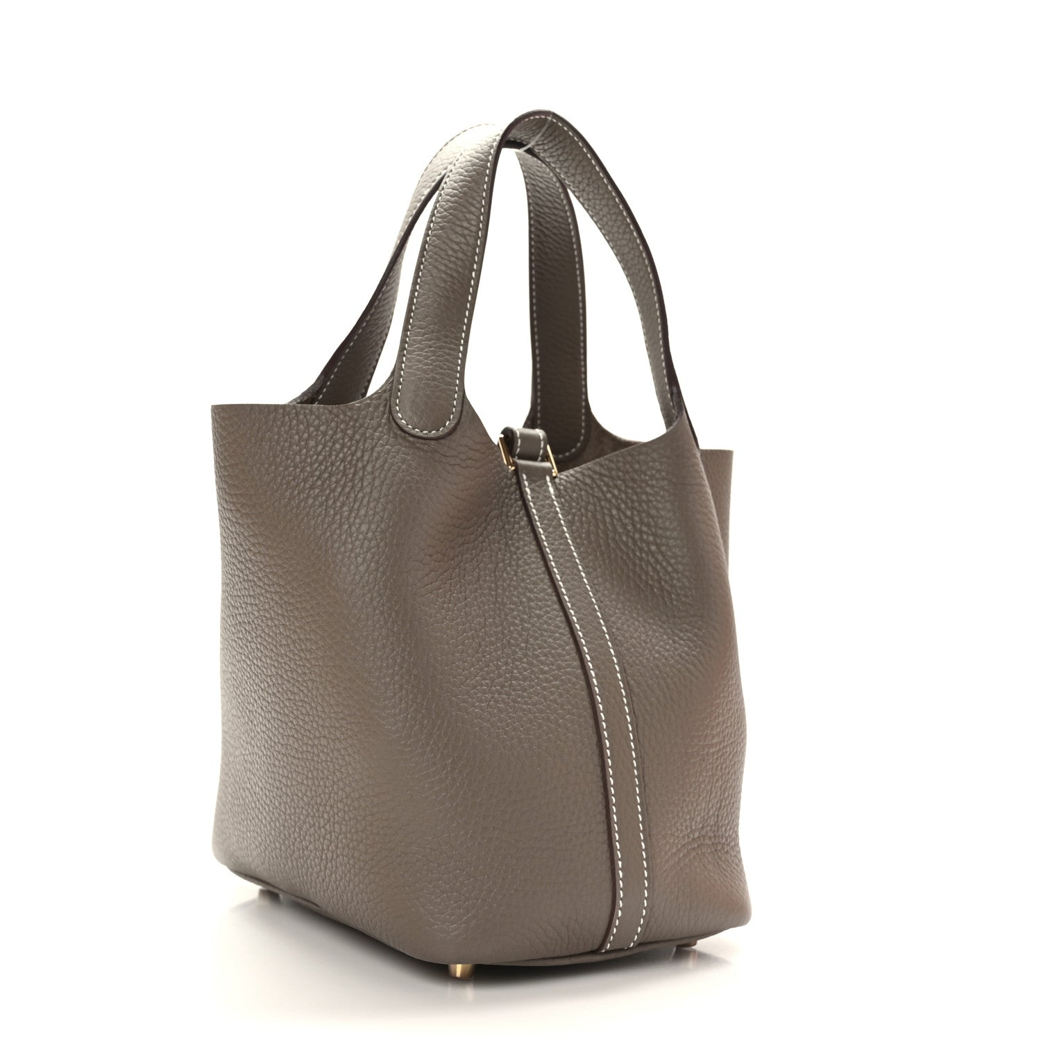 Hermes Taurillon Clemence Picotin Lock 18 PM Etoupe 3 of 12