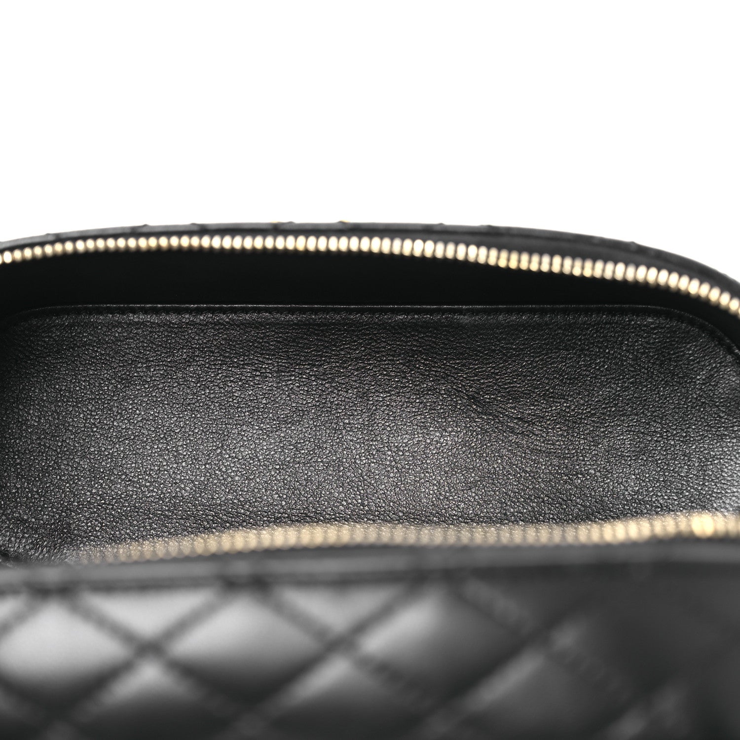Saint Laurent Lambskin Quilted Mini Gaby Vanity Case Black 5 of 10