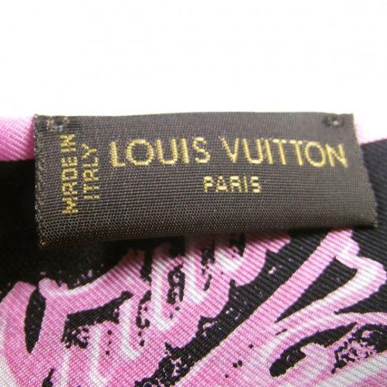 Louis Vuitton Silk Travel Pop Art Bandeau Scarf 3 of 7