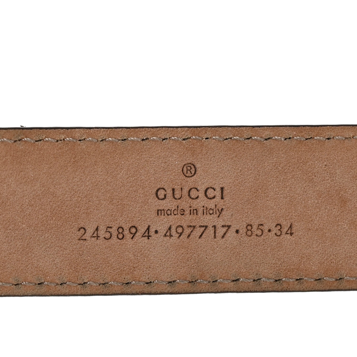 Gucci Python Sculpted GG Belt 85 34 Brown 3 of 6