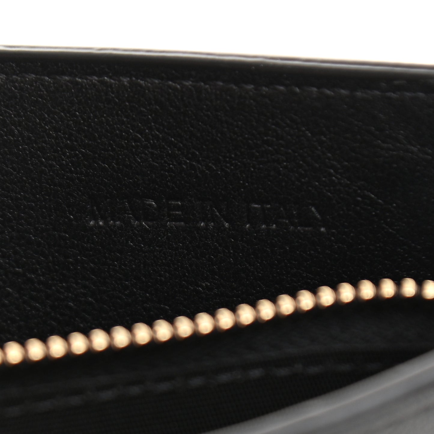 Calfskin Rockstud Phone Case With Chain Black