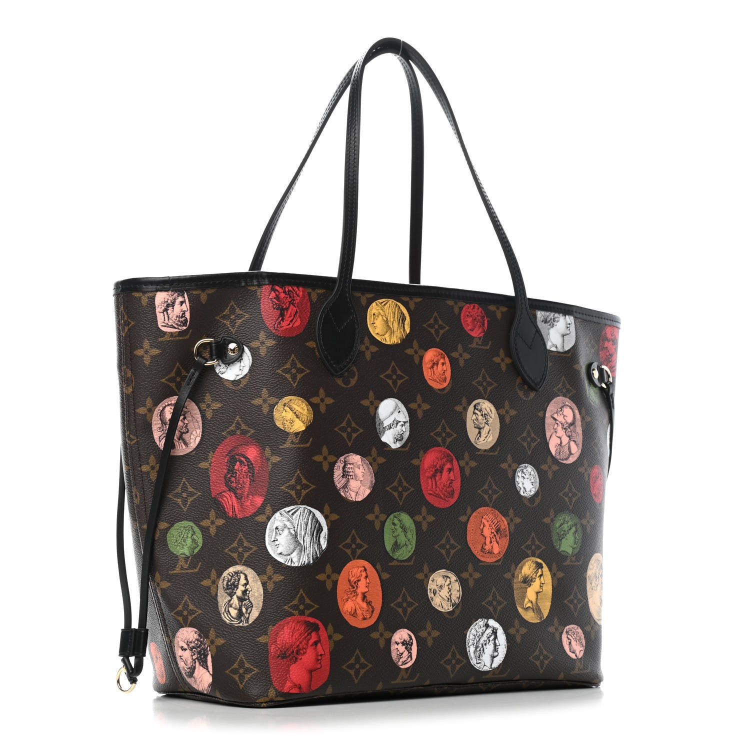 Louis Vuitton X FORNASETTI Monogram Cameo Neverfull MM 2 of 4