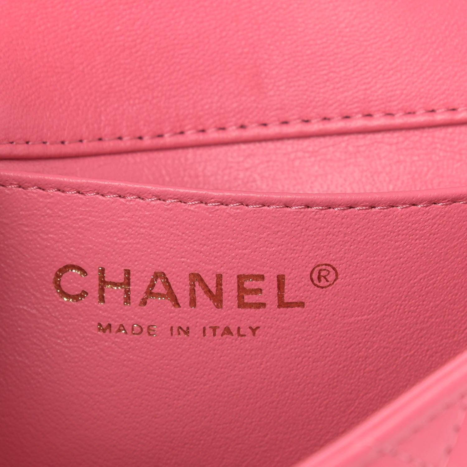 Chanel Lambskin Quilted Extra Mini V For Victory Flap Pink 5 of 12