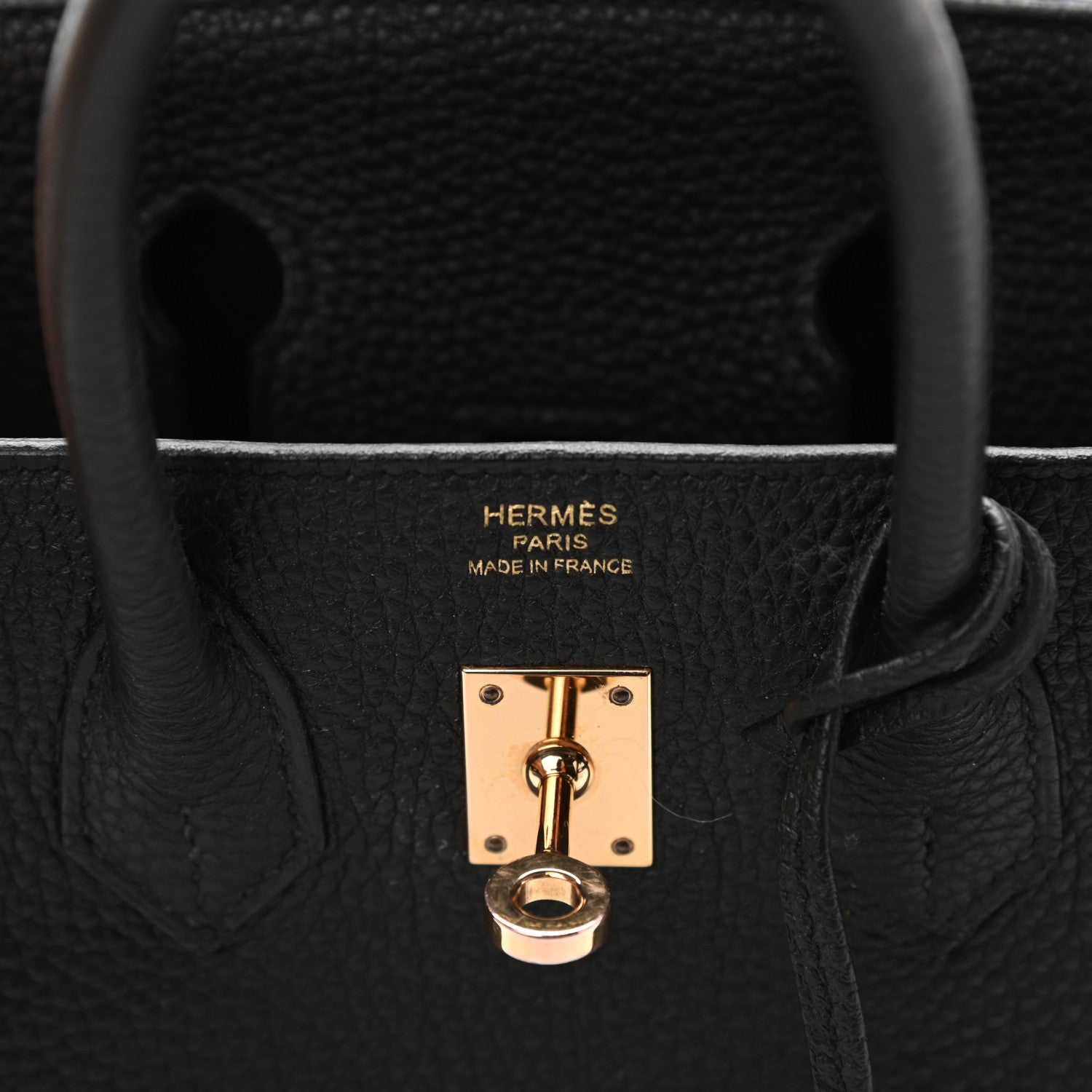 Hermes Togo Birkin 25 Black 6 of 11