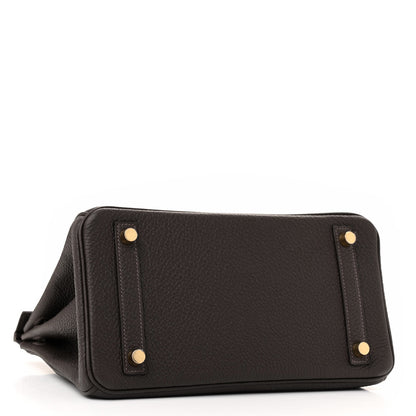 Hermes Togo Birkin 25 Bai Brun 4 of 12