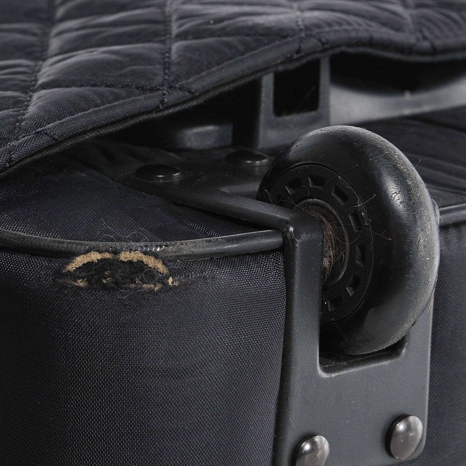 Chanel Toile Calfskin Quilted Paris New York Trolley Black 8 of 8