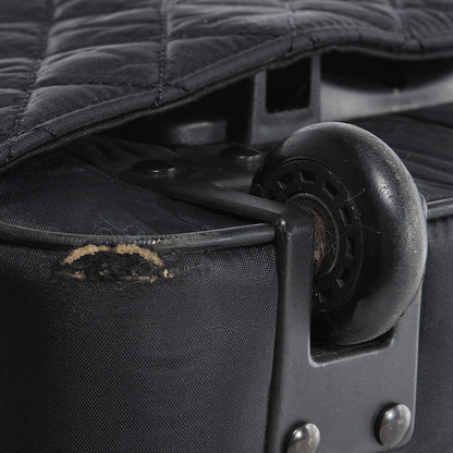Chanel Toile Calfskin Quilted Paris New York Trolley Black 8 of 8