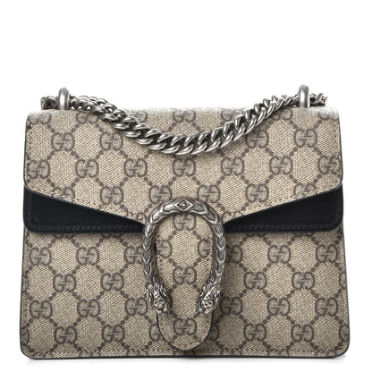 Gucci GG Supreme Monogram Mini Dionysus Shoulder Bag Black 1 of 9