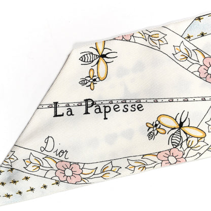 Christian Dior Silk High Priestess Tarot Mitzah Scarf Off White 3 of 4