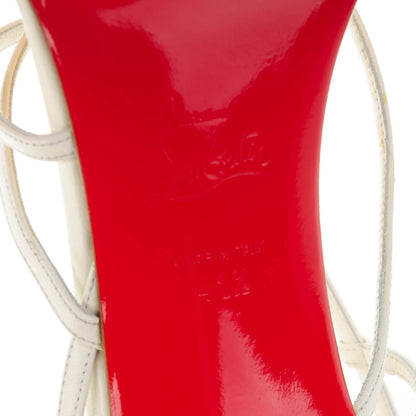 Christian Louboutin Kid Gwinispike 85 Sandals 41.5 Neige Light Gold 7 of 8