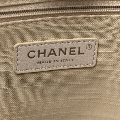 Chanel Mixed Fibers Small Deauville Tote Light Grey 7 of 11