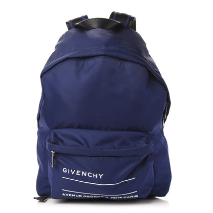 Givenchy Nylon Calfskin Urban Backpack Blue 1 of 11